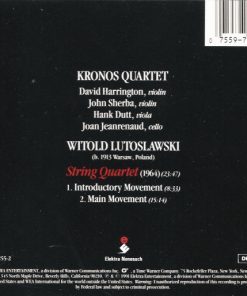 Kronos Quartet, Witold Lutoslawski-1