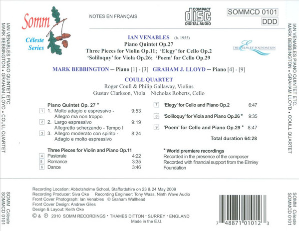 Ian Venables, Mark Bebbington, Graham J Lloyd, Coull Quartet-1