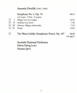 Dvořák* – Scottish National Orchestra*, Neeme Järvi-4