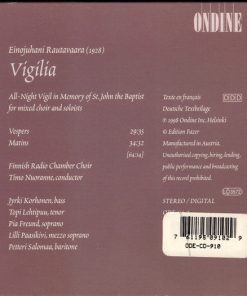Einojuhani Rautavaara, Finnish Radio Chamber Choir*, Timo Nuoranne-1