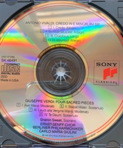 Verdi* / Vivaldi* / Sharon Sweet, Ernst-Senff-Chor*, Berliner Philharmoniker, Carlo Maria Giulini-3