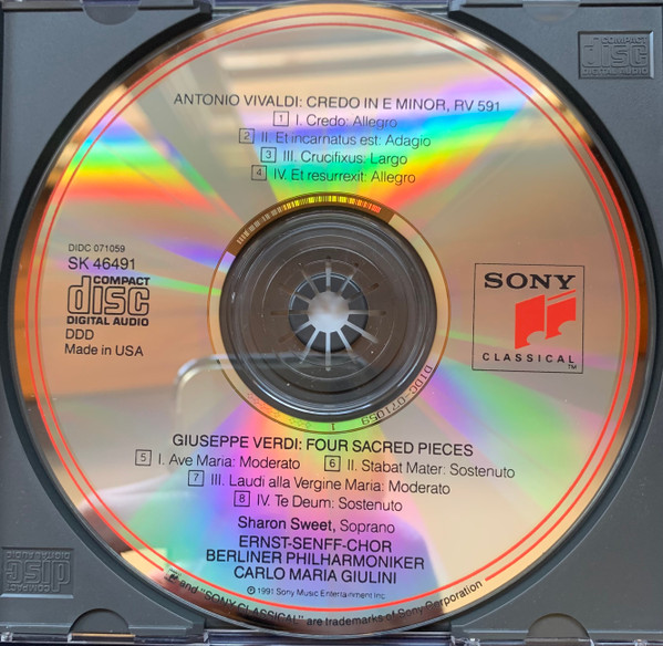 Verdi* / Vivaldi* / Sharon Sweet, Ernst-Senff-Chor*, Berliner Philharmoniker, Carlo Maria Giulini-3