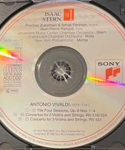 Antonio Vivaldi, Isaac Stern, Itzhak Perlman, Pinchas Zukerman, David Oistrach, Jean-Pierre Rampal-2