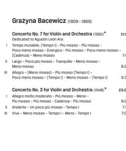 Grażyna Bacewicz – Joanna Kurkowicz, Polish Radio Symphony Orchestra*, Łukasz Borowicz-2