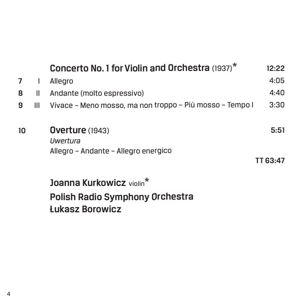 Grażyna Bacewicz – Joanna Kurkowicz, Polish Radio Symphony Orchestra*, Łukasz Borowicz-3