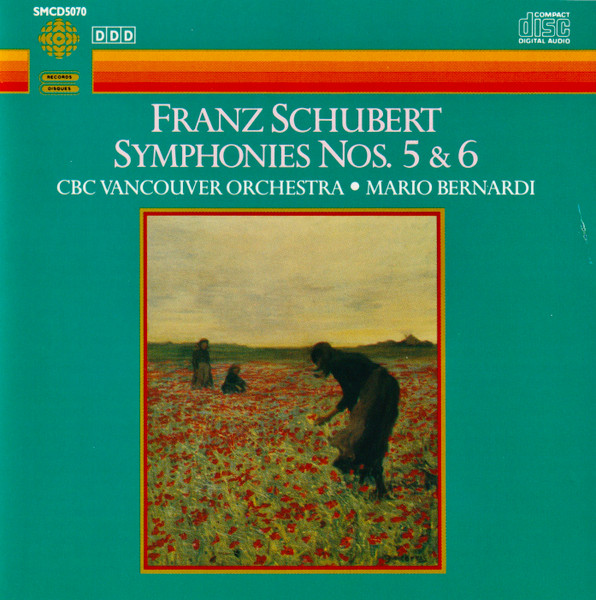 Franz Schubert, Mario Bernardi (2), CBC Vancouver Orchestra-0
