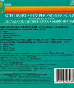 Franz Schubert, Mario Bernardi (2), CBC Vancouver Orchestra-1