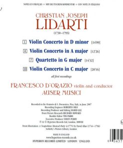 Lidarti* - Francesco D'Orazio, Auser Musici-1