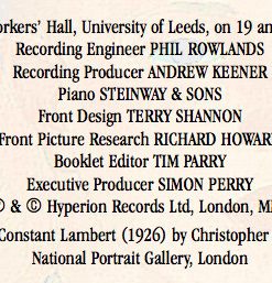 Constant Lambert, Jonathan Plowright, English Northern Philharmonia, David Lloyd-Jones-3