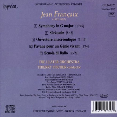 Jean Françaix, Ulster Orchestra, Thierry Fischer (2)-1