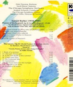 Samuel Barber - Dale Duesing, Sarah Reese, The Chicago Symphony Orchestra* & Chorus*, Andrew Schenck-2