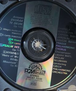 Antonín Dvořák - Gabriela Beňačková, Jaroslav Souček, Prague Philharmonic Chorus, The Czech Philharmonic Orchestra, Václav Neumann-3