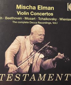 Mischa Elman, Mozart*, Beethoven*, Tchaikovsky*, Bruch*, Wieniawski*-0