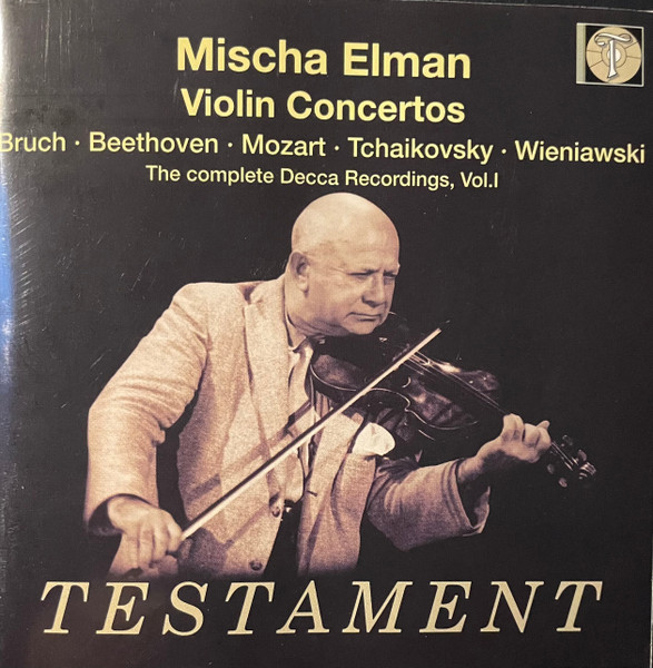 Mischa Elman, Mozart*, Beethoven*, Tchaikovsky*, Bruch*, Wieniawski*-0