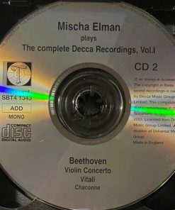 Mischa Elman, Mozart*, Beethoven*, Tchaikovsky*, Bruch*, Wieniawski*-3