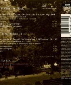Antonín Dvořák, Victor Herbert - Yo-Yo Ma - New York Philharmonic, Kurt Masur-1