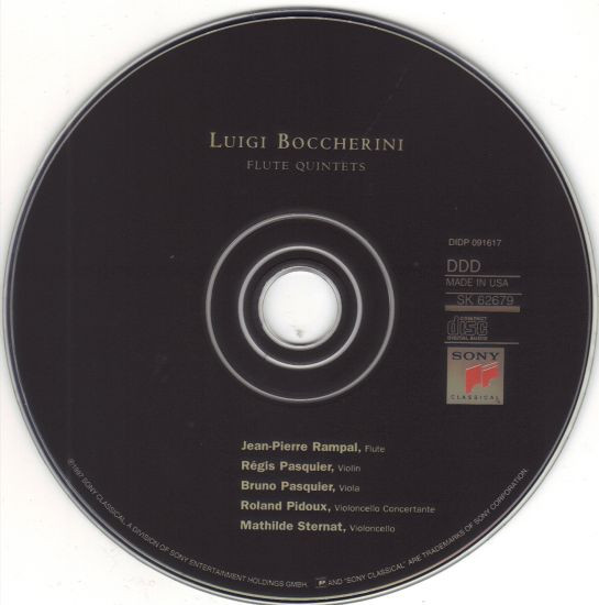 Luigi Boccherini, Jean-Pierre Rampal, Régis Pasquier, Bruno Pasquier, Roland Pidoux, Mathilde Sternat-3