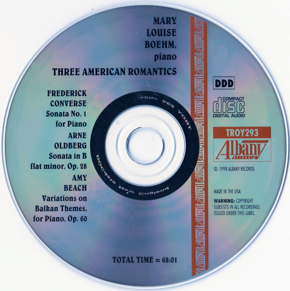 Mary Louise Boehm, Frederick Converse, Arne Oldberg, Amy Beach*-2