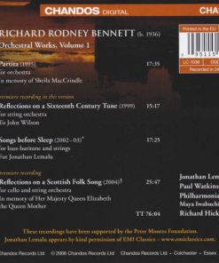 Richard Rodney Bennett - Jonathan Lemalu, Paul Watkins*, Philharmonia Orchestra, Richard Hickox-1