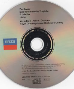 Zemlinsky* / Alma Mahler* – Vermillion*, Dohmen*, Kruse*, Royal Concertgebouw Orchestra*, Riccardo Chailly-2