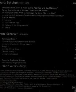 Schreker* / Schubert*, Franz Welser-Möst, Camerata Academica Salzburg-1