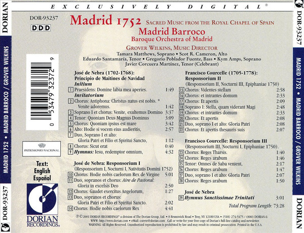 Madrid Barroco, Grover Wilkins-1