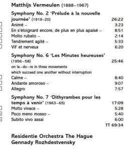 Vermeulen*, Gennady Rozhdestvensky* | Residentie Orchestra The Hague*-2