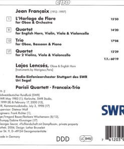 Jean Françaix - Lajos Lencsés ∙ Parisii-Quartett* ∙ Radio-Sinfonieorchester Stuttgart des SWR*-2