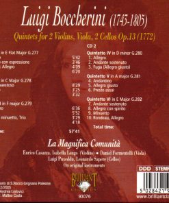 Boccherini*, La Magnifica Comunità-1