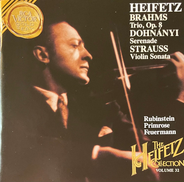 Jascha Heifetz, Johannes Brahms, Ernst von Dohnányi, Richard Strauss, Arthur Rubinstein, William Primrose, Emanuel Feuermann-0