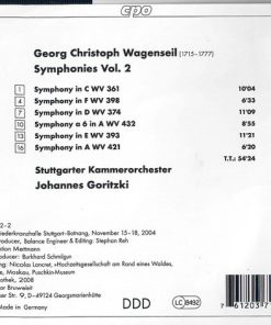 Georg Christoph Wagenseil - Stuttgarter Kammerorchester, Johannes Goritzki-4