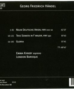 Georg Friedrich Händel, Emma Kirkby, London Baroque-1