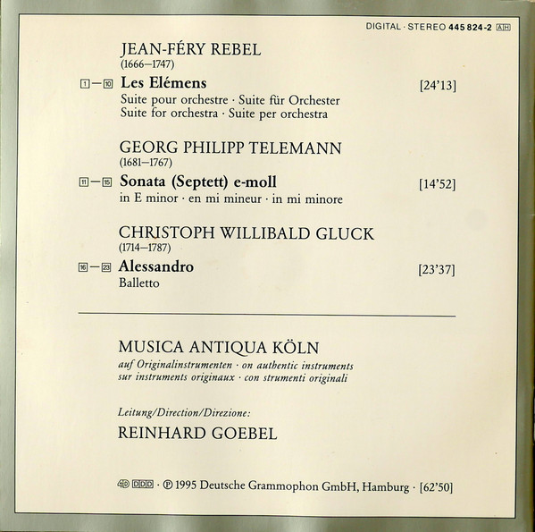 Rebel* / Gluck* – Musica Antiqua Köln, Reinhard Goebel-1