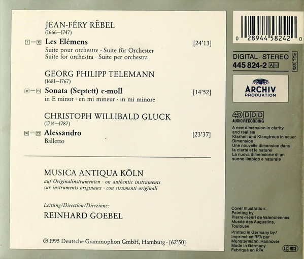 Rebel* / Gluck* – Musica Antiqua Köln, Reinhard Goebel-2