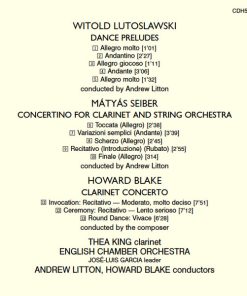 Lutoslawski* • Blake* • Seiber* • Thea King • English Chamber Orchestra • Andrew Litton, Howard Blake-2