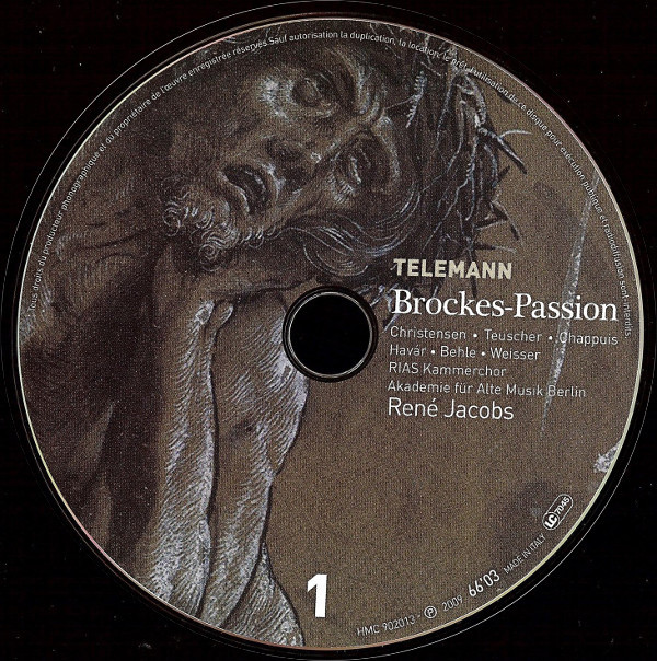 Georg Philipp Telemann - Birgitte Christensen · Lydia Teuscher · Marie-Claude Chappuis · Donát Havár · Daniel Behle · Johannes Weisser · RIAS-Kammerchor · Akademie Für Alte Musik Berlin · René Jacobs-2