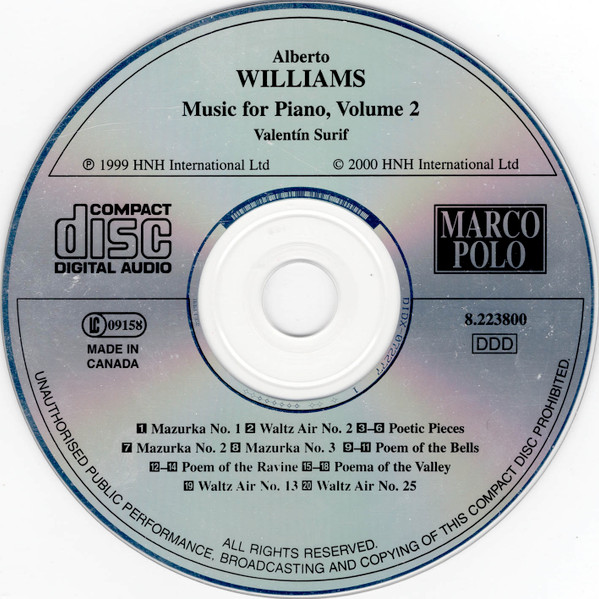 Alberto Williams, Valentín Surif-3