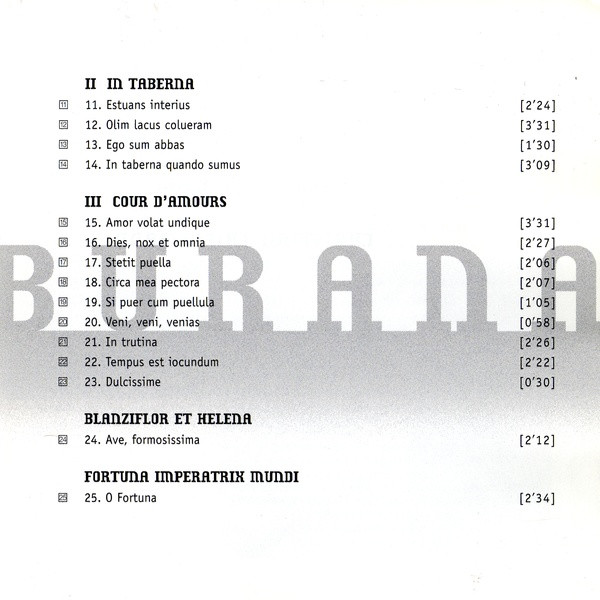 Orff* / Christiane Oelze · David Kuebler · Simon Keenlyside / Chor* Und Orchester Der Deutschen Oper Berlin / Christian Thielemann-3