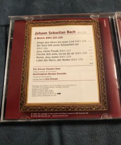 Bach* - Eric Ericson Chamber Choir*, Drottningholm Baroque Ensemble*, Eric Ericson-1