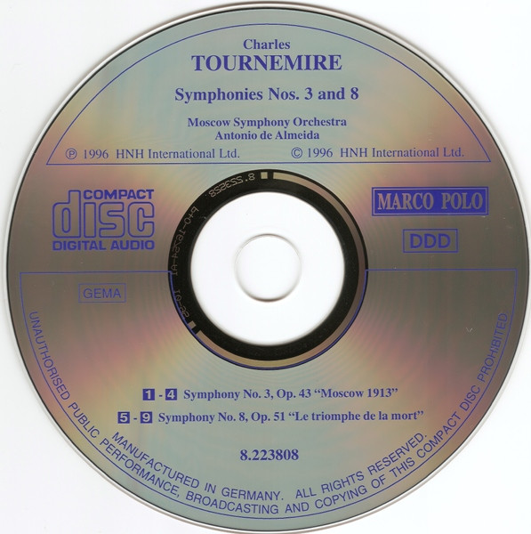 Charles Tournemire, Moscow Symphony Orchestra*, Antonio De Almeida-2