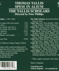 Thomas Tallis, The Tallis Scholars, Peter Phillips (2)-1