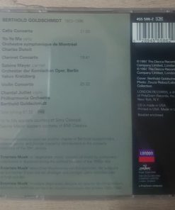 Goldschmidt* — Yo-Yo Ma / Sabine Meyer / Chantal Juillet ‒ Dutoit* • Kreizberg* • Goldschmidt*-1