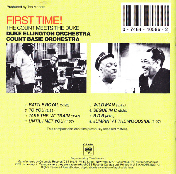 Duke Ellington And Count Basie-1