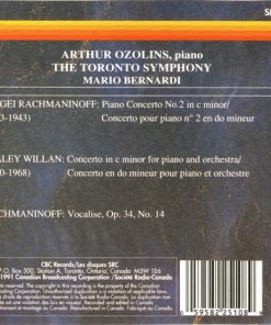 Sergei Rachmaninoff / Healey Willan, Arthur Ozolins, Toronto Symphony Orchestra, Mario Bernardi (2)-1