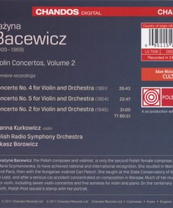 Grażyna Bacewicz – Joanna Kurkowicz, Polish Radio Symphony Orchestra*, Łukasz Borowicz-1