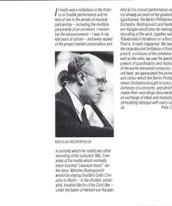 Dvořák* / Tschaikowsky*, Berliner Philharmoniker, Mstislav Rostropovich, Herbert von Karajan-4