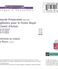 François Francœur - La Simphonie Du Marais, Hugo Reyne-1