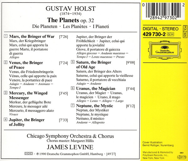 Holst*, Chicago Symphony Orchestra, James Levine (2)-1