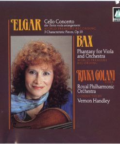 Sir Edward Elgar, Arnold Bax, Rivka Golani, Royal Philharmonic Orchestra, Vernon Handley-0