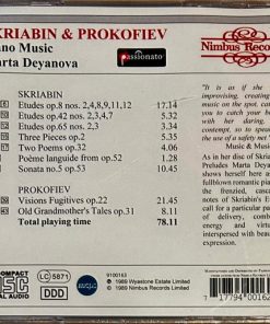 Skriabin* And Prokofiev* - Marta Deyanova-1